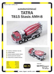Laserové doplňky - RW 72 Tatra 815 Stasis AMH-8 - autodomíchávač